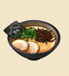 とんこつラーメン:福岡県のおみやげ 乳白色のスープと極細麺が特徴。お店から野生のニオイがする。